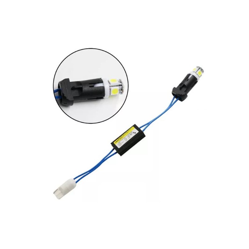 Car Passion 2 x Coppia Resistenze Lampadine Led T10 W5W