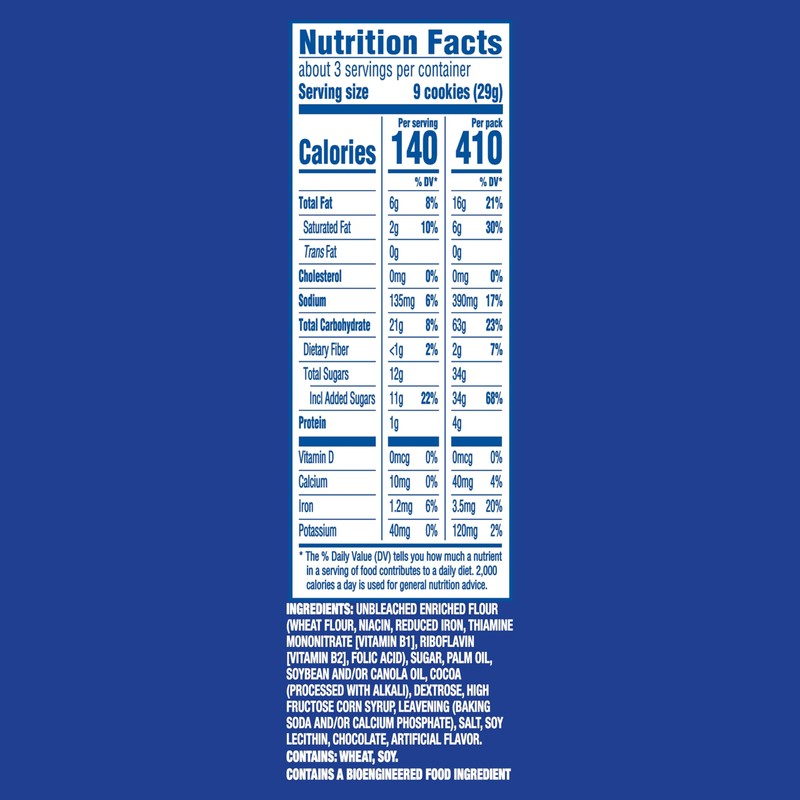 OREO Minis Chocolate Sandwich Cookies, 12 - 3 oz Bags