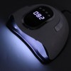 LED Nail Lamp 4 Timers Handheld with Removable Bottom Plate