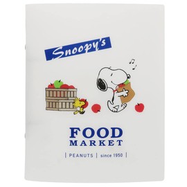 Sunstar Stationery Snoopy Delicious Food Market Binder, 2 Rings, A5, Apple S2133318