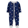 Carter's Baby Boys' Cotton Snap-up Sleep N Play (Navy Blue/Koala)