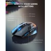 TECKNET Wireless Gaming Mouse with USB Nano Receiver, 2.4GHZ Up