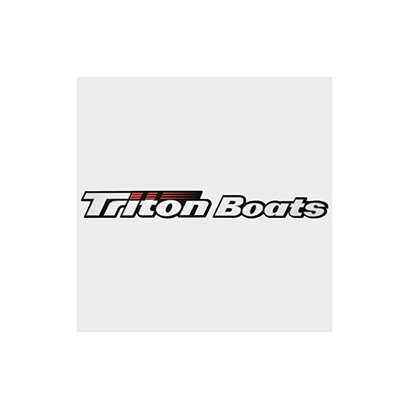 Triton Boat Graphic Decal 209782 | Sticker Red White Vinyl