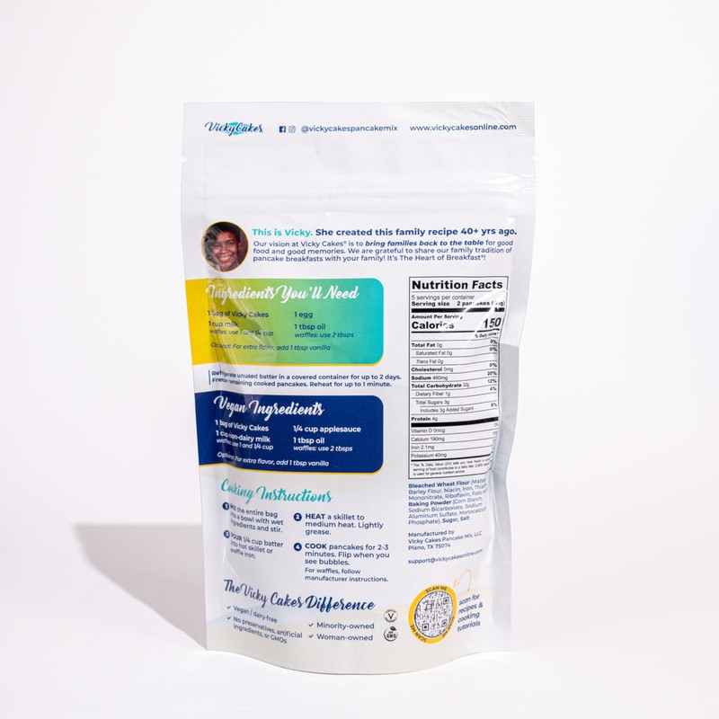 Vicky Cakes Original Dairy-free Pancake and Waffle Mix Bundle (Pack