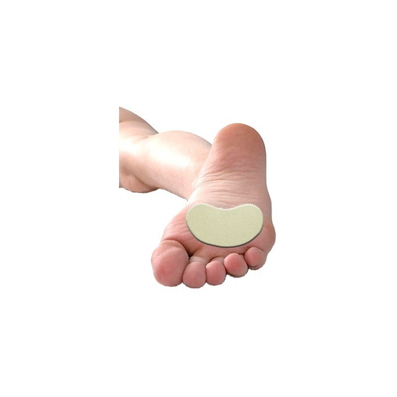 Atlas Biomechanics Moleskin Ball of Foot Pads, Kidney Shaped, 100