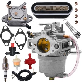 15003-2796 Carburetor Fit for Kawasaki FB460V 4 Stroke Engine，Replace for Kawasaki 15003-2467 15003-2777 Carb With Fuel Pump and Air Filter