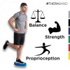 THERABAND Intermediate Blue Soft Balance Pad for Proprioception and Stability