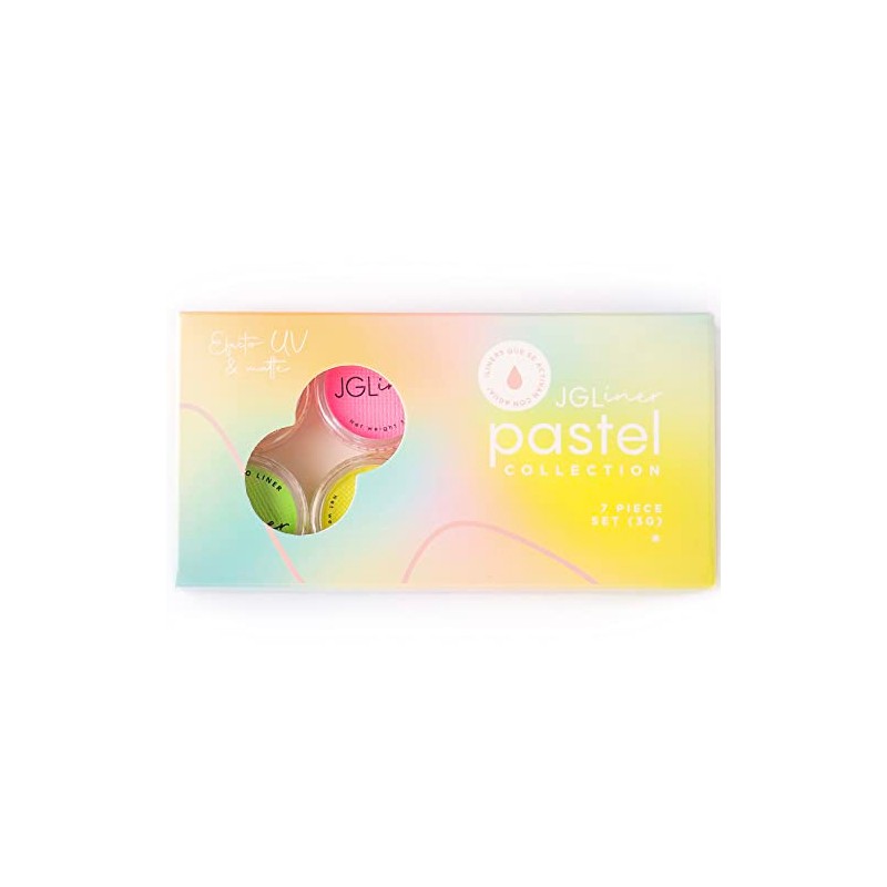 Colección 7 tonos de delineadores pastel JGLiner