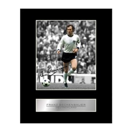 Franz Beckenbauer Signed Mounted Photo Display Germany FC