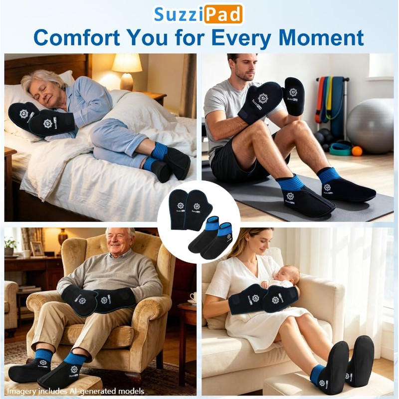 SuzziPad Cold Therapy Gloves & Boots for Chemotherapy Must Haves,