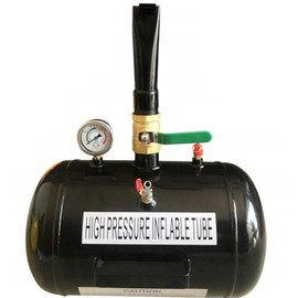 MOTOOS 5 Gallon Compact High Air Bead Seater Tire Inflator Blast for Truck Tractor ATV Tank Heavy Duty, Black