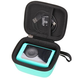 Tourmate Hard Storage Case for ETENWOLF Pump Inflation - Travel Case for Electric Ball Pump Inflation & Deflation 2-17PSI(Only Case) (Cyan)