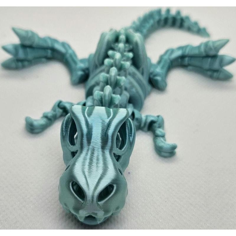 T-Rex Skeleton Fidget Toy ‚Äì 3D Printed Articulated Dinosaur |