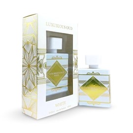 Secret Plus LUXURIOUS OUD WHITE Eau de Parfum, Sandalwood and Vanilla Fragrance with Black Pepper and Cinnamon Notes, 3.4 Fl Oz