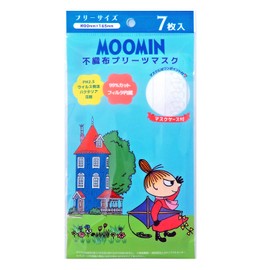 Moomin Adult Non-Woven Pleated Mask 7 Piece