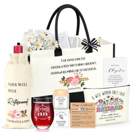 Memgift Retirement Gift for Woman 2025, Retired Gifts for Women Coworker Teacher Nurses Boss Friends Mom Grandma