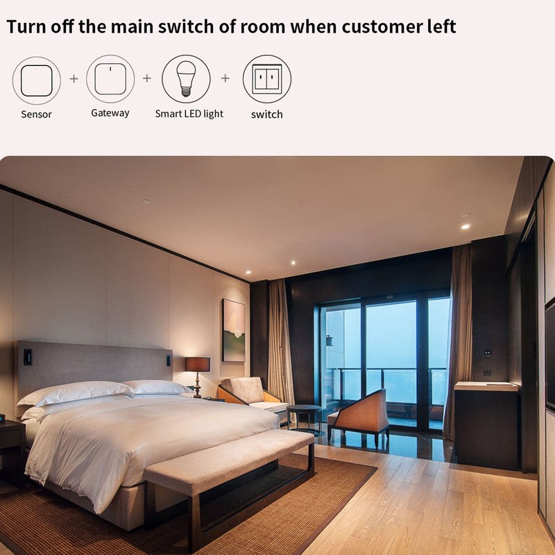 Human Presence Sensor 24G MmWave Radar 6m Detection Range 120