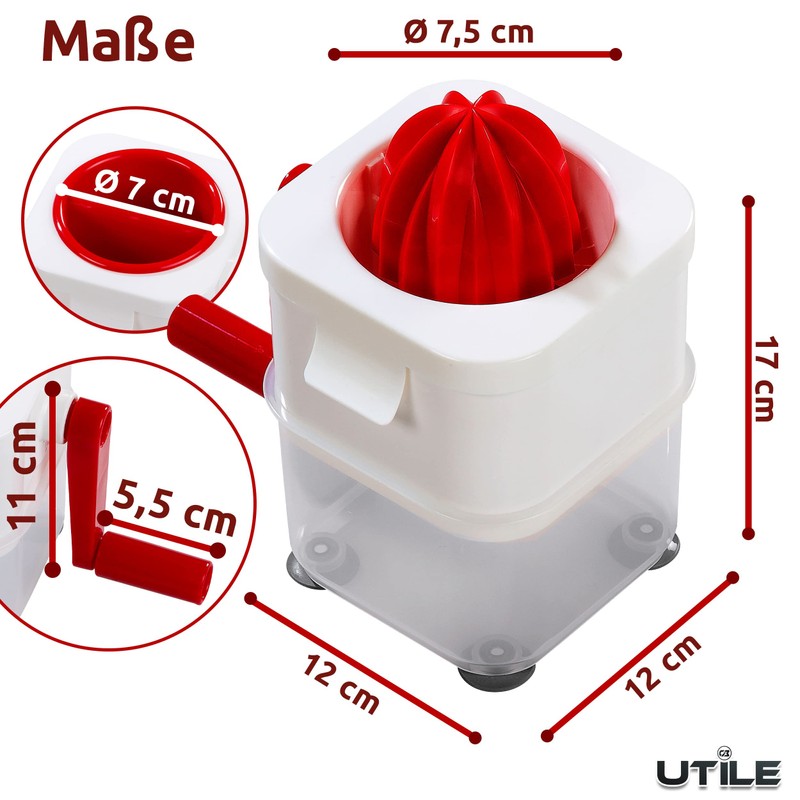 UTiLE: 2 in 1 Slush Machine & Orange Press -