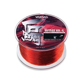 VARIVAS VA-G Nylon Line Vermax Sea Bream, 668.6 ft (200 m), No. 30, Blaze Red