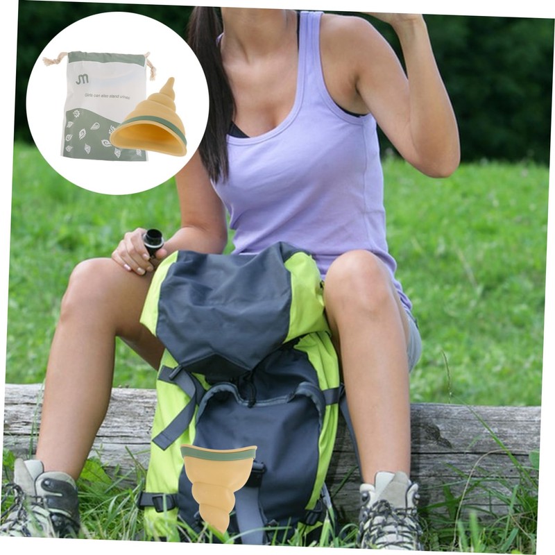 BESPORTBLE Female Urination Device Reusable Leakproof Urinal Funnel for Outdoor