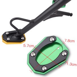 LEDISHUN Motorcycle Side Stand Plate for Kawasaki ELIMINATOR /SE400/Eliminator 400 (2023-2024) (Golden)