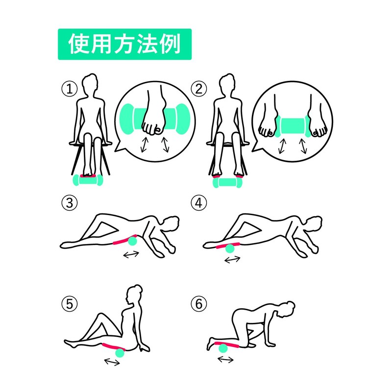 IMPHY Myofascial Release Foot Roller (Black)