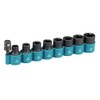 Makita B-54645 9 Piece Cr-Mo 1/2" Impact Socket Set with