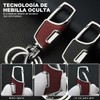 2 Piezas Llavero Elegante para Automóvil, Diseño Giratorio Completo de