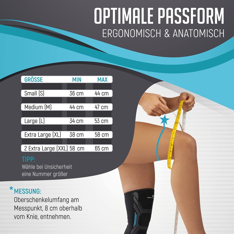 KINETIC EVOLUTION Pack of 2 Knee Support for Men and