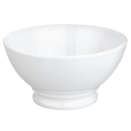 Pillivuyt 13-Ounce Traditional European Coffee Bowl, White