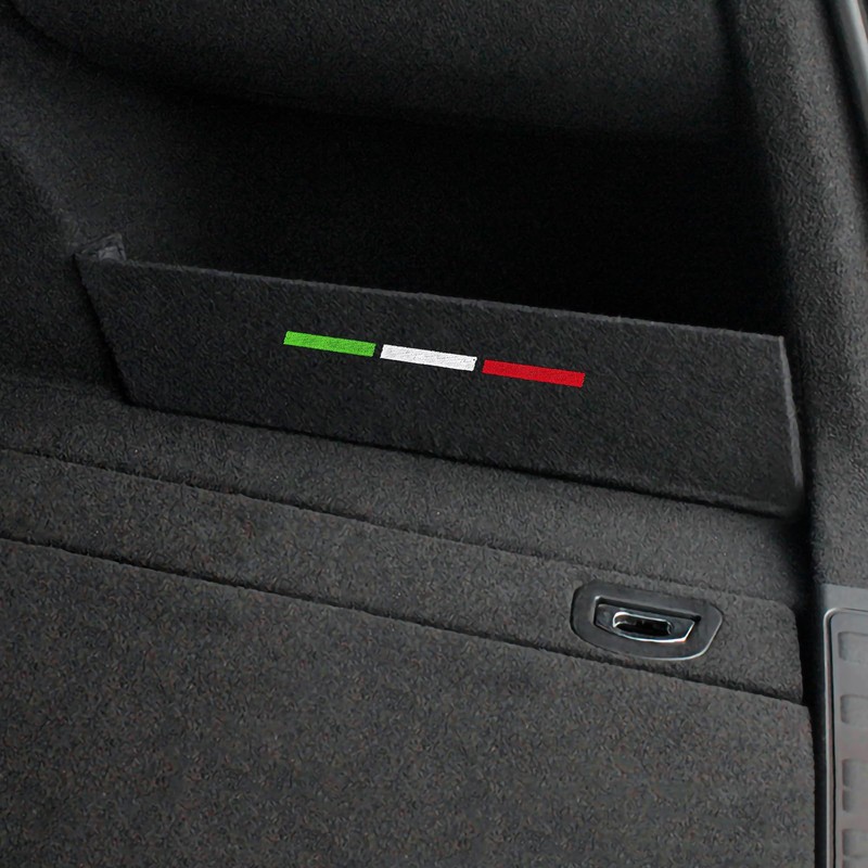 Car Rear Trunk Organizer Side Divider Board Sticker fits for