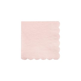 Meri Meri Bulk Multipack Paper Napkins (Pack of 100), Scalloped Napkins, 6.5 x 6.5 inches., Thick & Soft FSC Paper, Disposable Paper Napkins