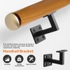 Patioer Handrail Brackets Heavy Duty Steel Square Hand Rail Bracket