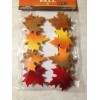 American Crafts FALL CRAFTS FELT FALL LEAVES W/CLOTHES PINS 4-NAPKINS,