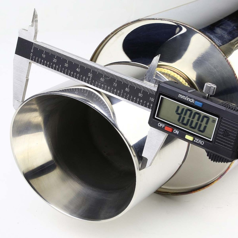 DNA Motoring CBEME00L4NRT Stainless Steel Cat back Exhaust System