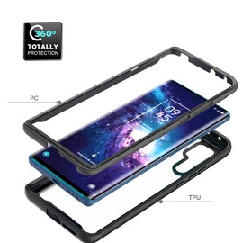 Compatible with TCL 20 Pro 5G Case,Anti-Fall and Shock-Absorbing Protective Cover Compatible with TCL 20 Pro 5G T810H Case Purple