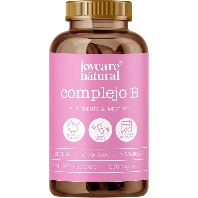 JOYCARE NATURAL Complejo B Suplemento Alimenticio Biotina Granda en Cápsula