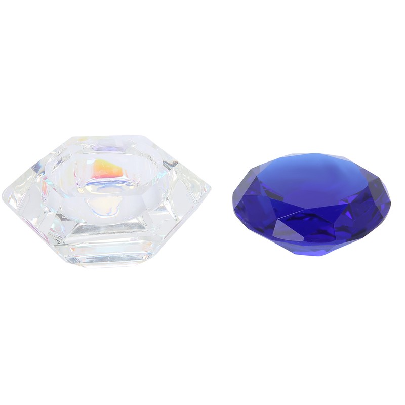 Nail Art Acrylic Liquid Powder Bowl Dish Portable Nail Liquid