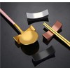MBBITL Black Brushed Chopsticks Rests Holders Stainless Steel For Holding