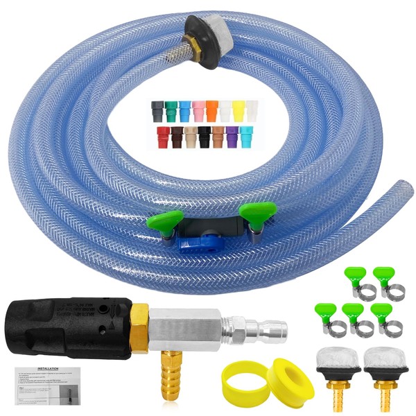 Adjustable Long Range Downstream Injection Nozzle Kit 4-4.5 GPM, Pressure