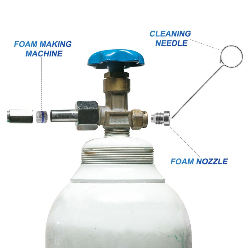 2 Sets 1.1 mm Foam Cannon Orifice Kit, Universal 0.04in