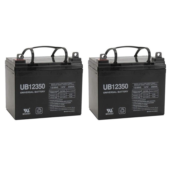 Universal Power Group UB12350 12V 35AH SLA Battery L1 Terminal Pack of 2 Batteries