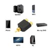 YACSEJAO RCA Y Splitter Adapter Gold Plated RCA 1 Male