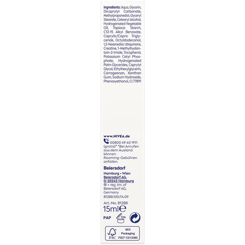 NIVEA Q10 Anti-Wrinkle Power Firming Eye Care (15ml), Eye Cream