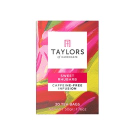 Taylors of Harrogate Sweet Rhubarb Infusion, 20 Teabags (Pack of 3)