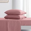 Double Duvet Cover Set with Flat Sheet and Pillowcases Microfibre