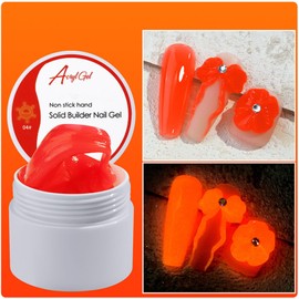 Yimart Glow in the Dark Gel Nail Polish,15ML Luminous Glow UV Gel,Luminous Neon Gel Nail Polish, Glow Gel Nail Polish,Multifunctional Long-Lasting and Easy to Use for DIY Salon (Red, 0.5 fl.oz)