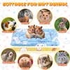 CHICAUP 2 Pcs Guinea Pig Bed, Washable Rabbit Bunny Bed