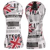 4pcs UK USA Waterproof Headcover Driver Cover Wood Cover Utility