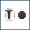 INFINAUTO 40pcs 5mm Hole Dia Plastic Bolt Rivets Fastener Clips